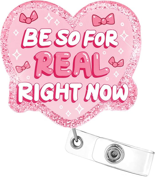 Aoryalps Retractable Badge Reel Holder Retractable with ID Clip for Nurse Nursing Name Tag Card Nursing Student Teacher Doctor Medical Assistant Work Office Clip-Gifts for Nurse