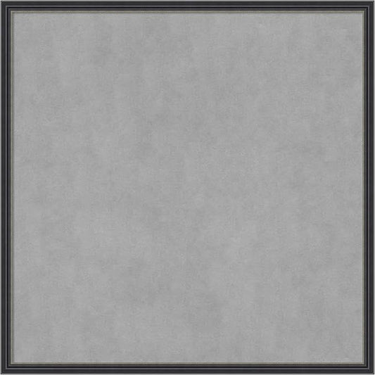 Amanti Art Black Framed Magnetic Board 25x25 Medium Vision Board for use with Magnets, 100% Metal Sheet to Display Items as Office Decor or for Home Organization in mudroom, Kitchen or Kids Room