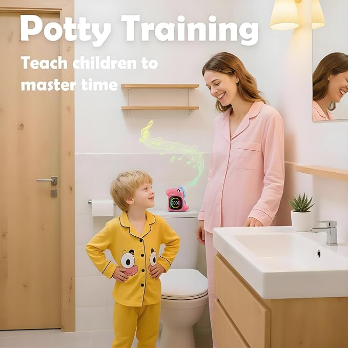 Doli Yearning Visual Timer for Kids, 99 Minute Digital Cute Kids Visual Timer Classroom Timer for Home School Study Teaching Time Management
