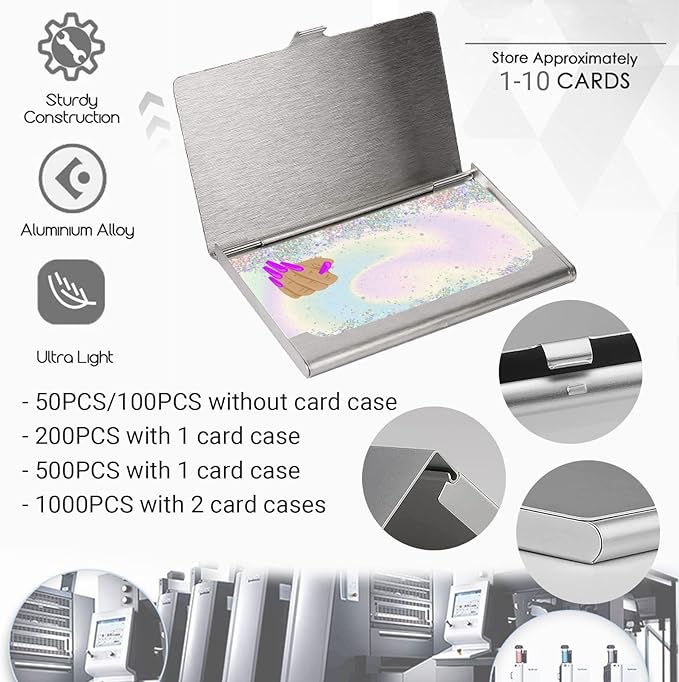 Custom Business Cards Double-Sided Personalized Stationery | Professional 300GSM Matte Paper for Small Business | 3.5x2 Inch
