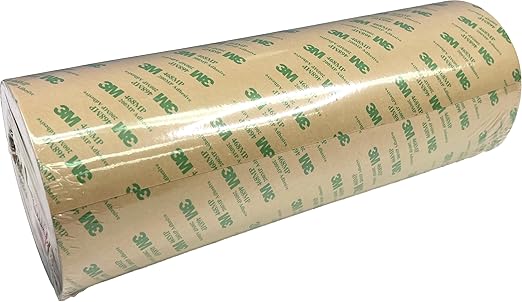 DBSTAR 3M 468MP Double Sided Adhesive Transfer Tape Sheet Roll (1, 12 in x 15 ft)