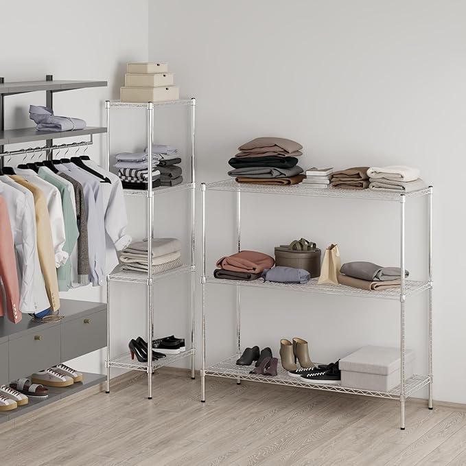 Regal Altair 21" Deep x 54" Wide x 54" Height Wire Shelving Kit | 3-Tier | NSF Commercial Storage Rack Unit