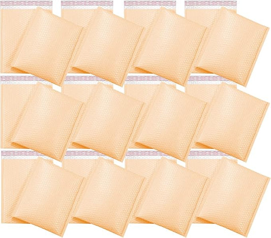Bubble Mailers MEIANJU L11xW8 inch Padded Poly Mailer Envelopes Small Packaging Mailing Envelope Bags Shipping Bag Bulk Pack Self Seal Package Mail Packing Business Supplies,nude pink-25PCS