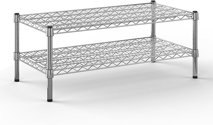 Regal Altair 18" Deep x 36" Wide x 14" Height Wire Shelving Kit | 2-Tier | NSF Commercial Storage Rack Unit