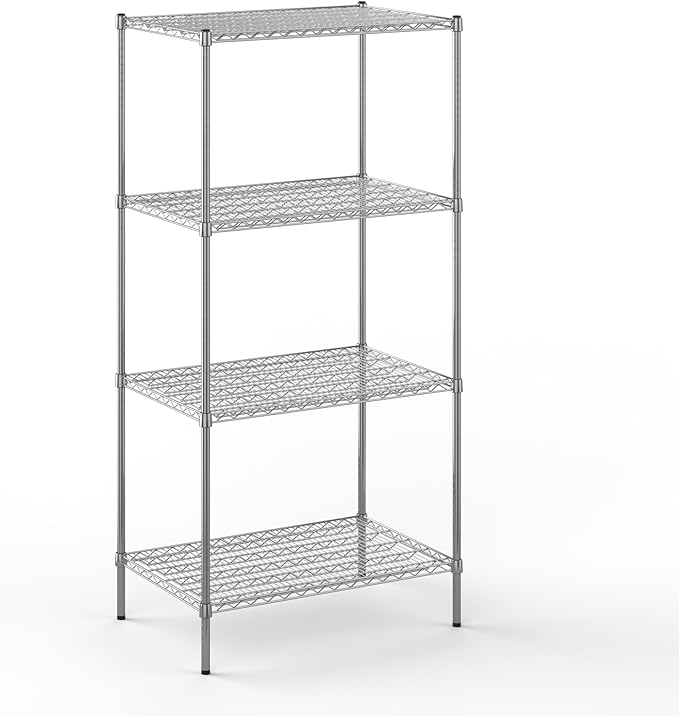 Regal Altair 24" Deep x 36" Wide x 74" Height Wire Shelving Kit | 4-Tier | NSF Commercial Storage Rack Unit