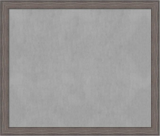 Amanti Art Grey Framed Magnetic Board 45x53 Oversize Vision Board for use with Magnets, 100% Metal Sheet to Display Items as Office Decor or for Home Organization in mudroom, Kitchen or Kids Room