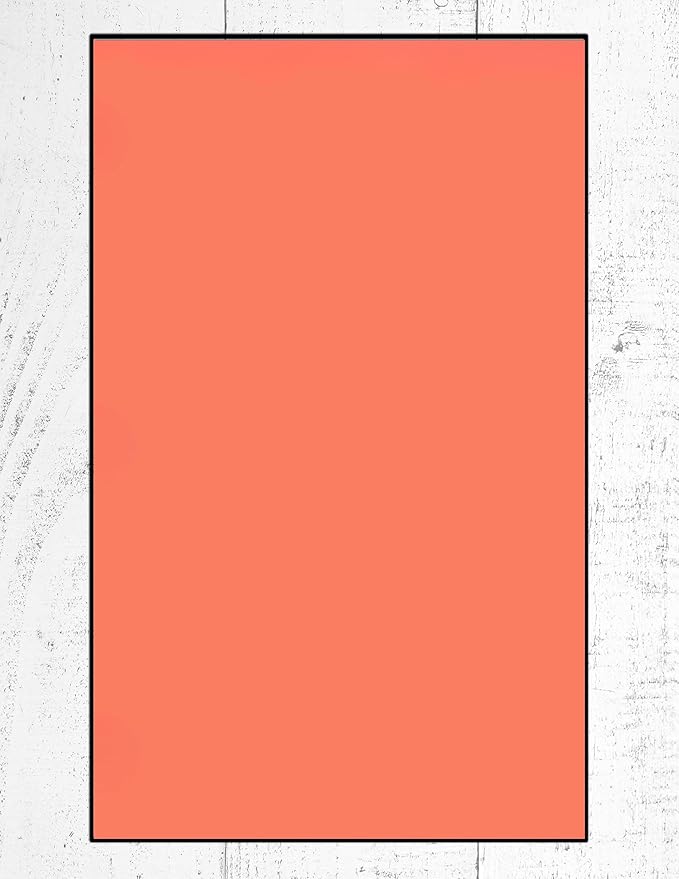 Limited Papers (TM) Colored Copy and Printing Paper, 8.5"x14" Legal Size, 24 Pound, 500 Sheets Per Ream. (5000, Salmon)