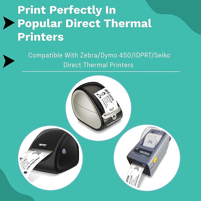 Threshold 4-Inch Tab Expiring Visitor Badges on a Roll | 4 Rolls (1,000 Badges) Compatible with Zebra/Dymo450/IDPRT/Seiko Direct Thermal Printers | Name Tags | Hospital, Office & Secretary Supplies