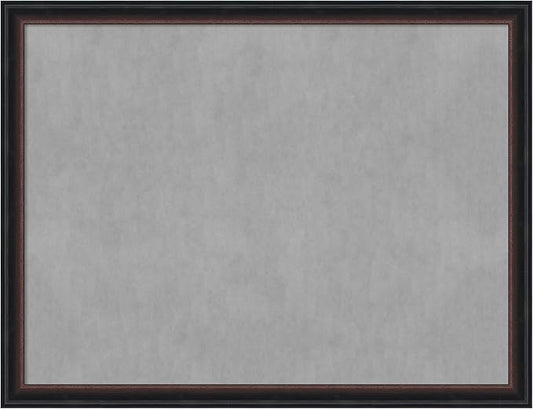 Amanti Art Black Framed Magnetic Board 20x26 Medium Vision Board for use with Magnets, 100% Metal Sheet to Display Items as Office Decor or for Home Organization in mudroom, Kitchen or Kids Room