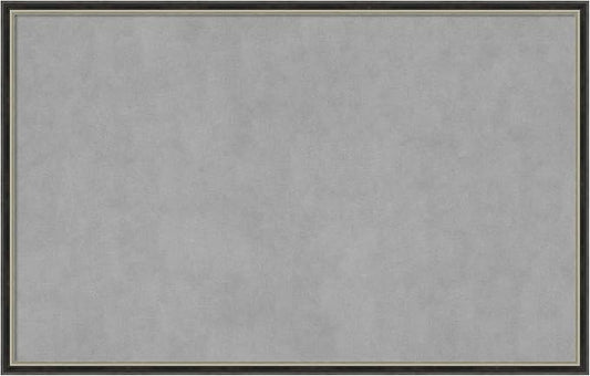 Amanti Art Black Framed Magnetic Board 21x33 Large Vision Board for use with Magnets, 100% Metal Sheet to Display Items as Office Decor or for Home Organization in mudroom, Kitchen or Kids Room