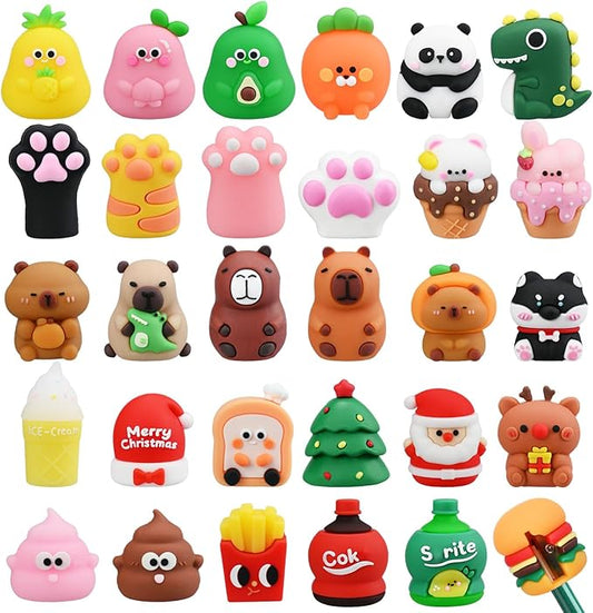 30 PCS Cute Pencil Sharpeners for Kids, Cartoon Pencil Sharpener Manual, Handheld Pencils Sharpener, Colored Pencils Sharpeners Kawaii Stationary Gifts School Home Office Supplies