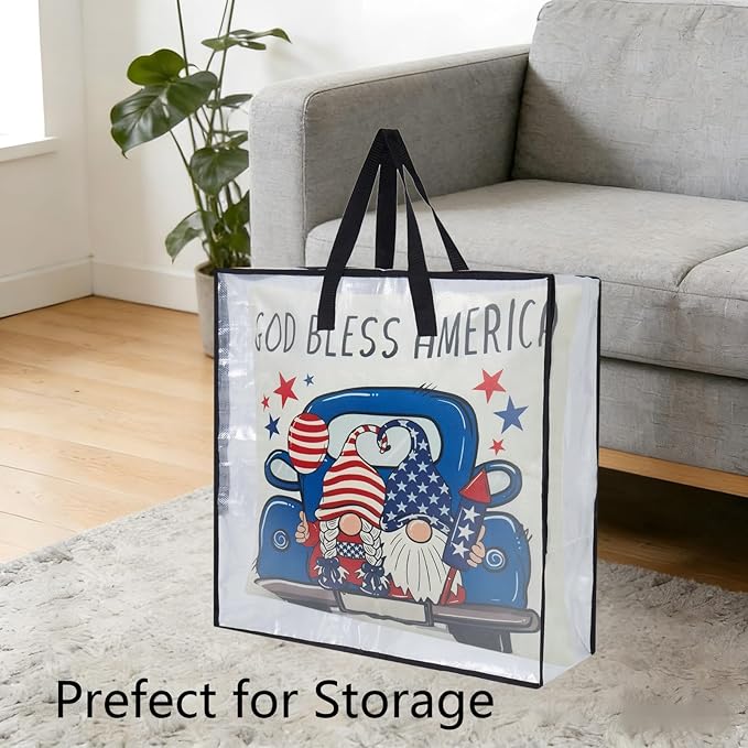PWRSC 5-Pack Clear Heavy Duty Moving Bags and Storage Bags, 25 Gallon Large Moving Boxes Alternative for Wreath Storage Container, Under Bed Storage, Stadium Events, and College Moving Supplies