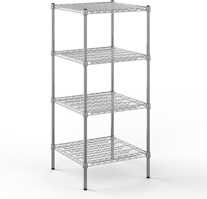 Regal Altair 24" Deep x 24" Wide x 54" Height Wire Shelving Kit | 4-Tier | NSF Commercial Storage Rack Unit
