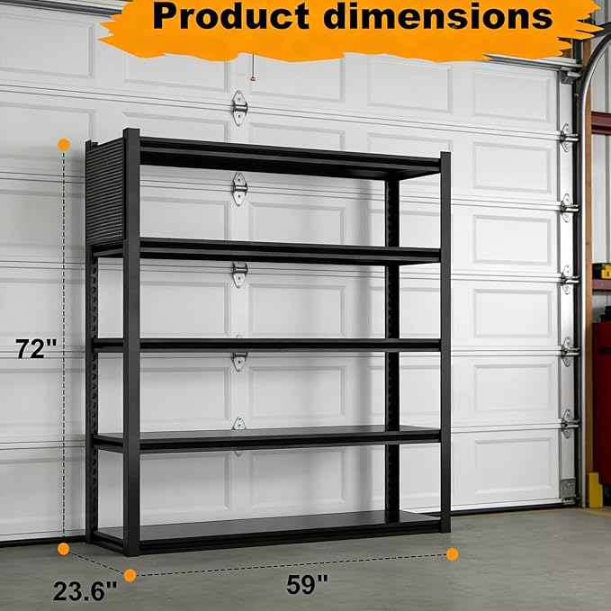 PLMFJQK 10 Sets Storage Shelves with Pegboard,72“*48" Wide 24”Heavy Duty Garage Shelving Units and Storage,Metal Shelving Adjustable Shelves,Garage Storage Rack,Industrial Utility Organization
