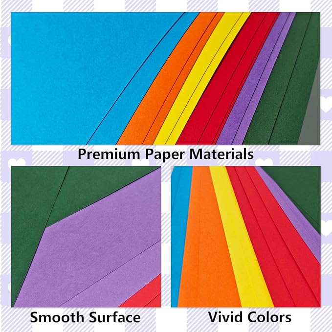 15 Sheets White Cardstock 12"x12",250gsm/90lb Heavyweight Cardstock Paper, Thick and Smooth Card Stock Perfect for Card Making, Scrapbooking and Crafts