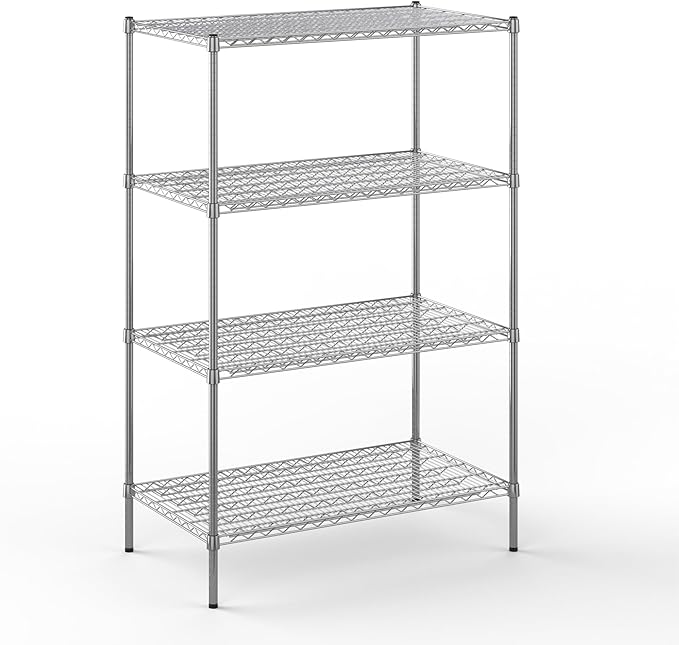 Regal Altair 24" Deep x 42" Wide x 64" Height Wire Shelving Kit | 4-Tier | NSF Commercial Storage Rack Unit