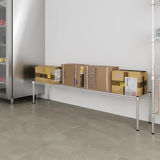 Regal Altair 14" Deep x 72" Wide x 14" Height Wire Shelving Kit | 1-Tier | NSF Commercial Storage Rack Unit