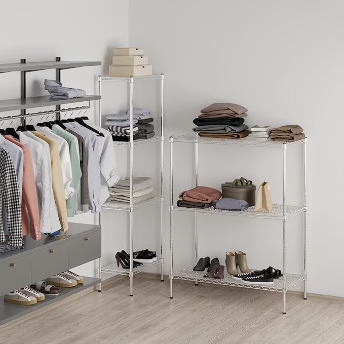 Regal Altair 21" Deep x 42" Wide x 54" Height Wire Shelving Kit | 3-Tier | NSF Commercial Storage Rack Unit