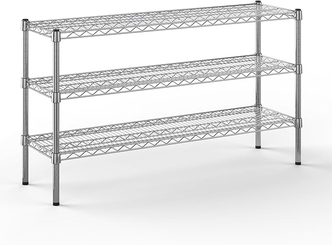 Regal Altair 14" Deep x 48" Wide x 27" Height Wire Shelving Kit | 3-Tier | NSF Commercial Storage Rack Unit