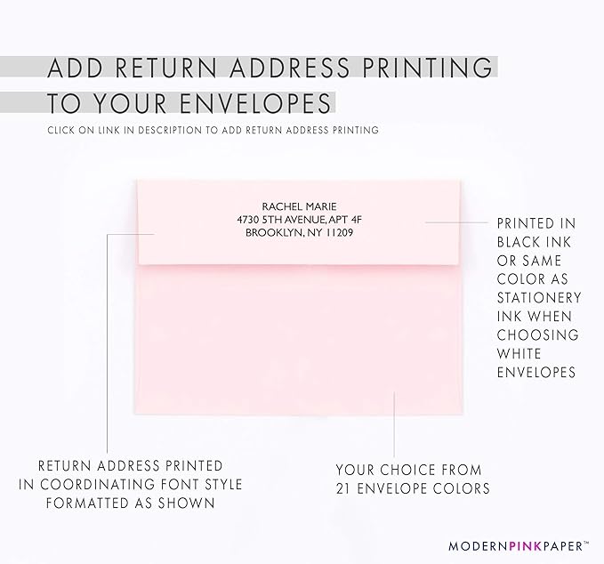 Classic Personalized Two Letter Stationary Monogram Stationary Set for Men and Women, FLAT OR FOLDED NOTE CARDS, Personalized Monogram Stationery Set with Envelopes, Your Choice of Colors and Quantity