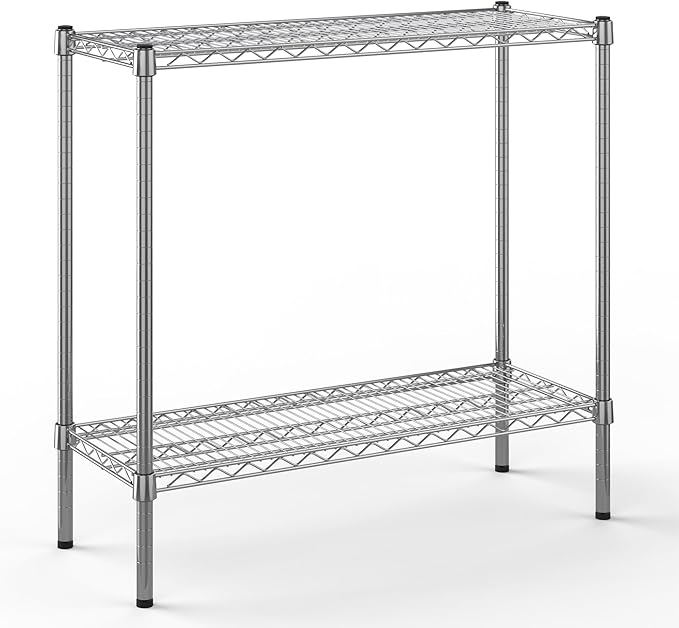 Regal Altair 14" Deep x 36" Wide x 34" Height Wire Shelving Kit | 2-Tier | NSF Commercial Storage Rack Unit