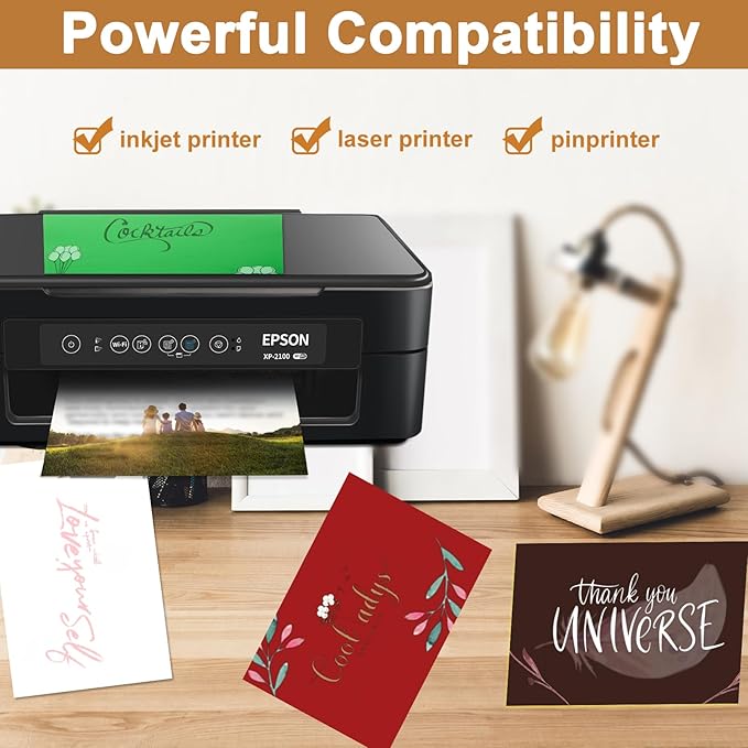 Silunkia 28 Sheets Coffee Color Cardstock 8.5 x 11 Craft Paper, 250gsm/92lb Chocolate Brown Card Stock for DIY Card Making, Greeting Cards, Invitations, Party, Invitations