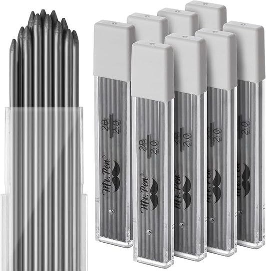 Mr. Pen- 96 Pack Extra Bold 2mm Pencil Lead Refills for Mechanical Pencils
