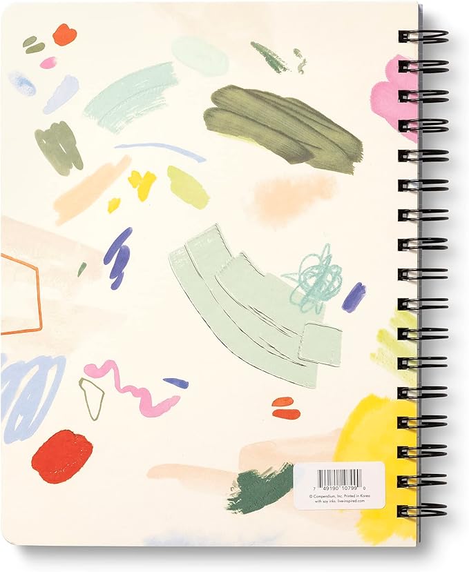 Compendium Spiral Notebook - Something Good Is Going to Happen Today. — A Designer Spiral Notebook with 192 Lined Pages, College Ruled, 7.0”W x 9.25”H