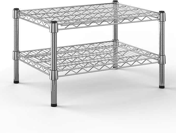 Regal Altair 18" Deep x 24" Wide x 14" Height Wire Shelving Kit | 2-Tier | NSF Commercial Storage Rack Unit