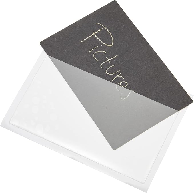 Juvale 100-Pack Clear Index Card Pockets - 3.6 x 5.25 in Plastic Sleeves - Adhesive Label Pockets for Storage Bin & Shelf Labels