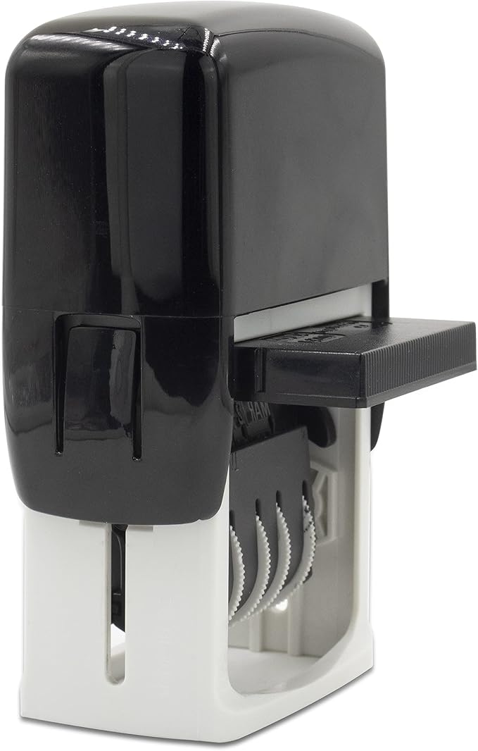 MaxMark Dater 4000 Self Inking Date Stamp - Black