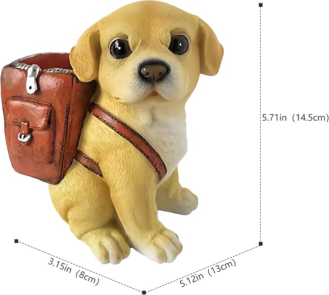Dog Pen Holder for Desk Labrador Retriever Gifts for Men Women and Kids Unique Pen Pencil Holder Cup Funny Desktop Organizer for Home Office School Desk Decor (lemon-yellow)