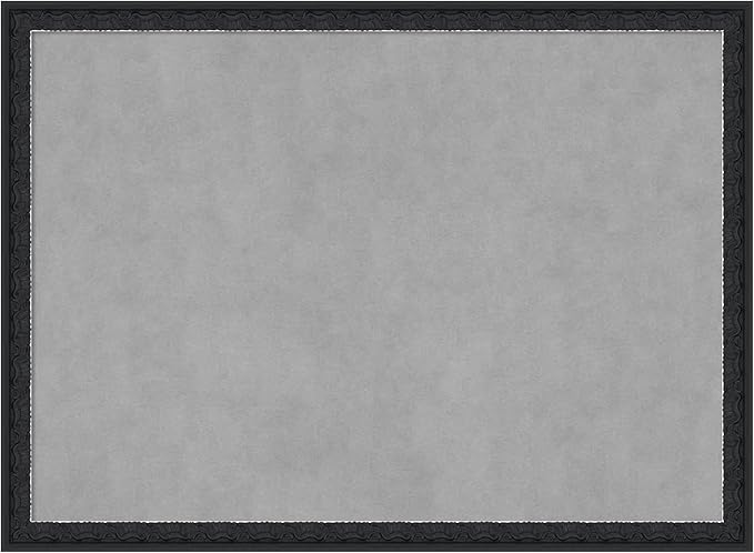 Amanti Art Black Framed Magnetic Board 22x30 Medium Vision Board for use with Magnets, 100% Metal Sheet to Display Items as Office Decor or for Home Organization in mudroom, Kitchen or Kids Room