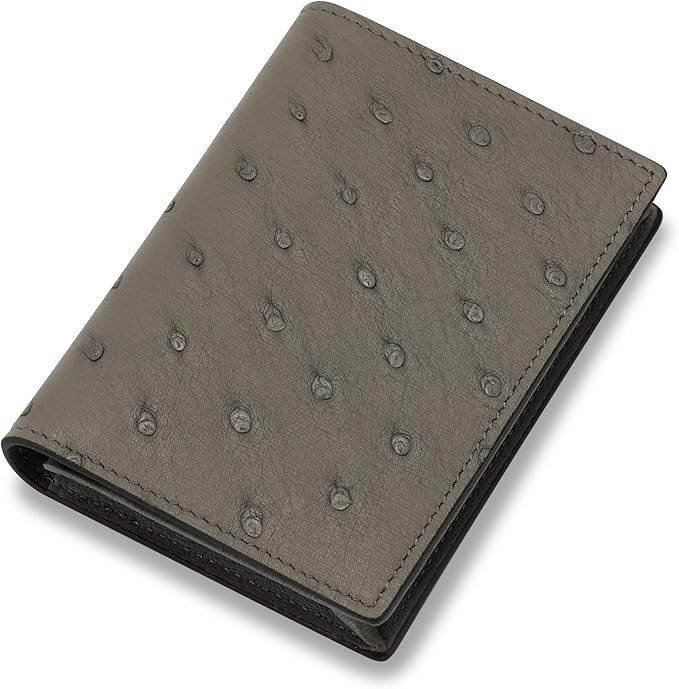 Leather Business Card Case Holder for Men & Women, Italian Calfskin
