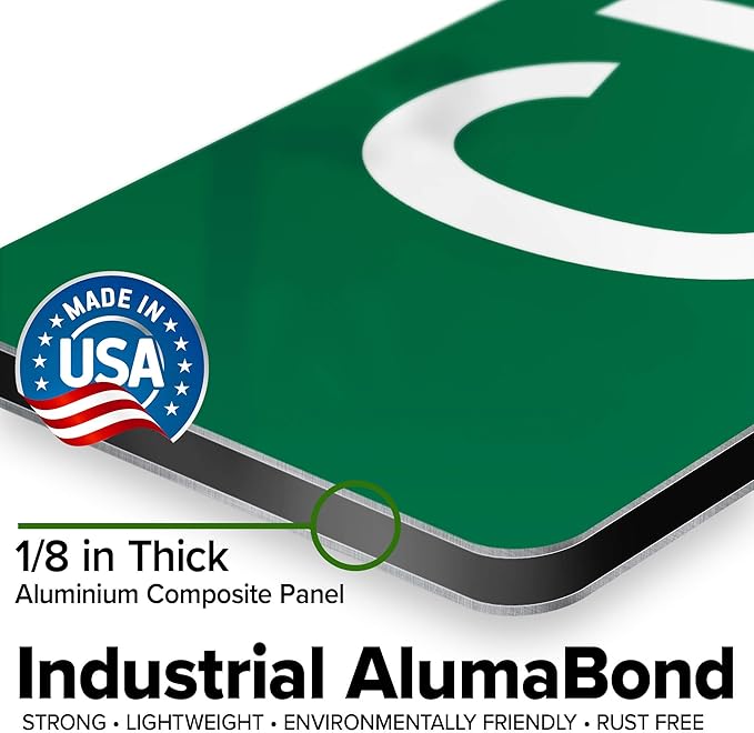 Custom Street Sign, Road Sign, Address Sign, 8 Colors, Reflective Option, Mounting Options, 6x42 Inch, Thick Rust-Free AlumaBond, USA Made by My Sign Center, (Classic)…