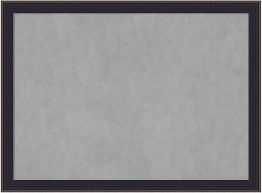 Amanti Art Black Framed Magnetic Board 23x31 Medium Vision Board for use with Magnets, 100% Metal Sheet to Display Items as Office Decor or for Home Organization in mudroom, Kitchen or Kids Room