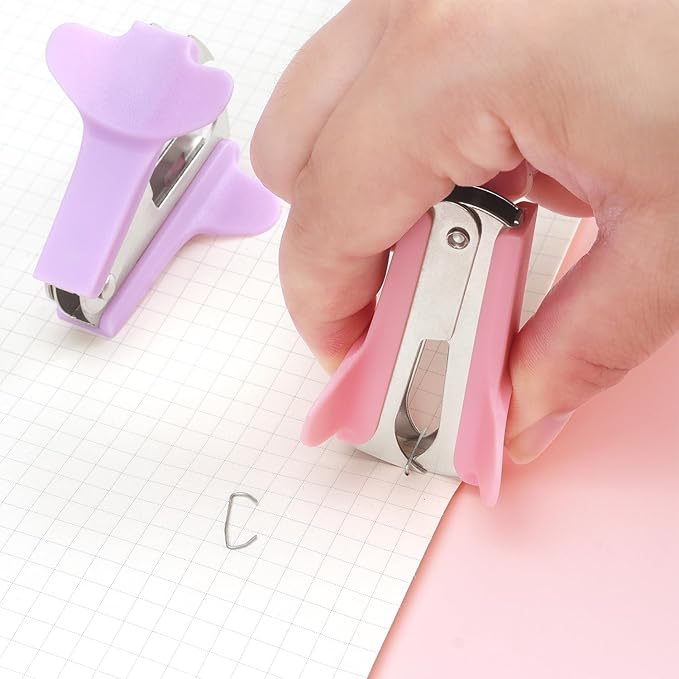 ZZTX 3 Pack Staple Remover Staple Puller Removal Tool for Home, School, Office (Pink, Blue, Purple)
