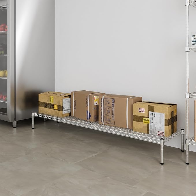 Regal Altair 18" Deep x 72" Wide x 8" Height Wire Shelving Kit | 1-Tier | NSF Commercial Storage Rack Unit