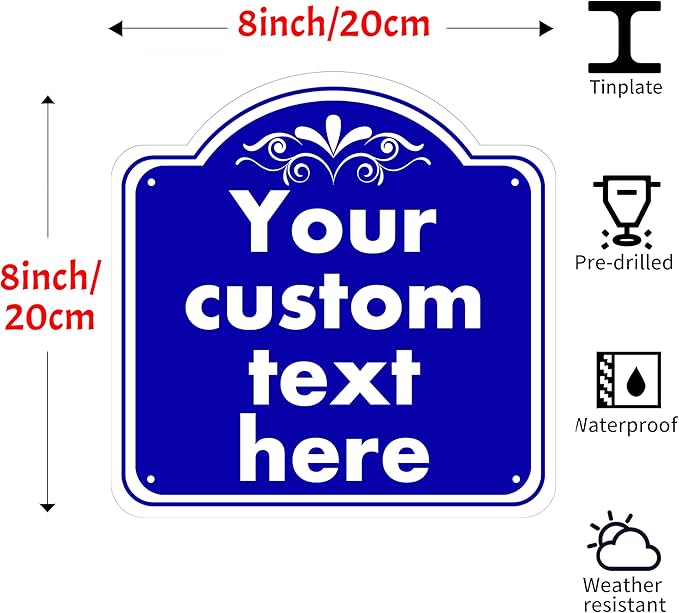 Customized Halloween Decorative Signs,Aluminum Weatherproof Metal Sign Multiple Sizes, Customize for Office, Business, Workplace, office, Home, Delivery Signs