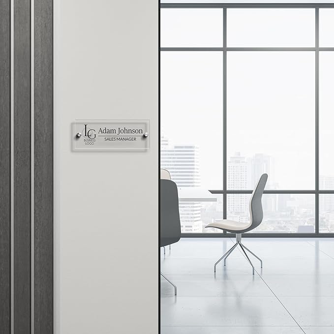Custom Name Plates for Doors Personalized Wall Name Signs Office Workspace Decor New Job CEO Gift