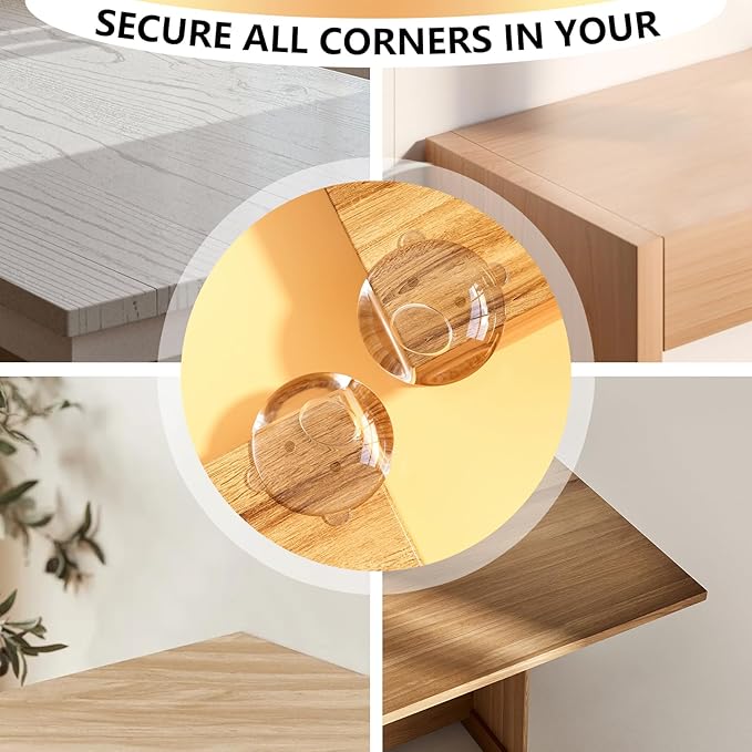 12Pcs Corner Protector for Baby, Cartoon Table Corner Protectors, Furniture Table Edges Protectors for Cover Furniture