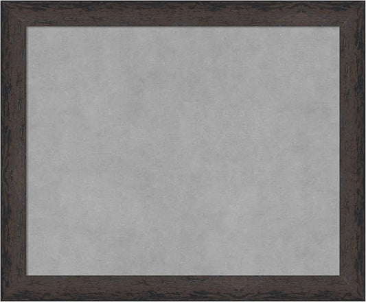 Amanti Art Black Framed Magnetic Board 19x23 Small Vision Board for use with Magnets, 100% Metal Sheet to Display Items as Office Decor or for Home Organization in mudroom, Kitchen or Kids Room