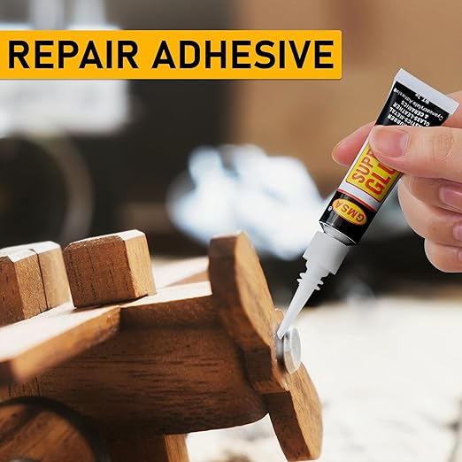GMSA 4 Pack Super Glue All Purpose, Fastest & Toughest Adhesive 3g Instant Repair Unbreakable Bond, Strong Superglue Liquid for Hard Plastic, Rubber, Metal, Leather, Ceramics, Wood, DIY Craft