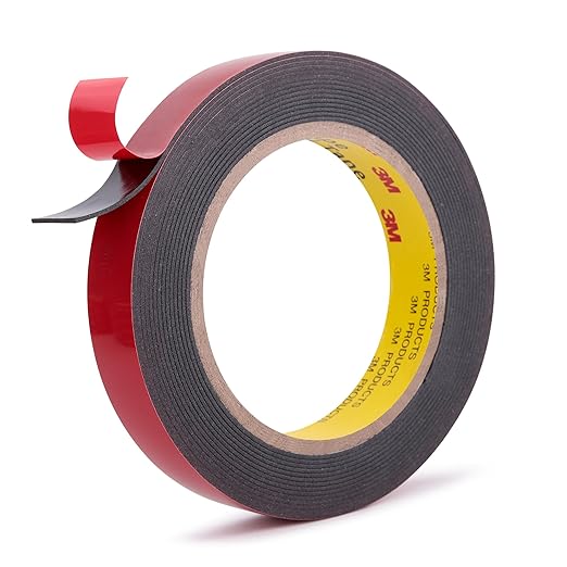 Automotive Acrylic Plus Attachment Tape 0.79" x 18Ft Made of 3M Double Sided Tape PT1100 Heavy Duty for Moldings Claddings Panels Pads and Other Car Automotive Applications
