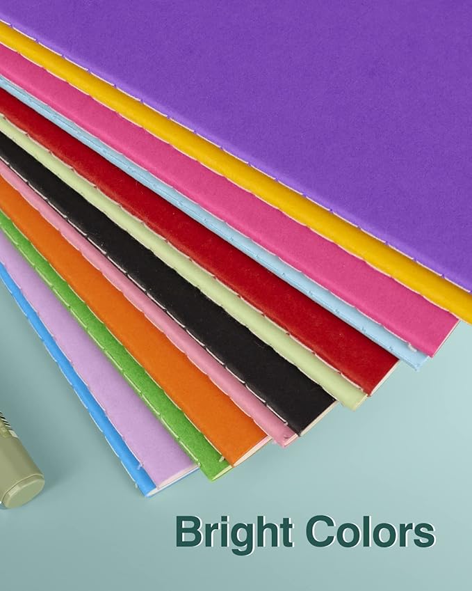 Lzerking Small Lined Notepads Bulk 36 Pack Mini Journal Pocket Notebooks Set-Red Cover Notebooks 3.5 x 5.5 Inches, 30 Sheets/60 Pages for Kids, Students, Traveler, School Supplies