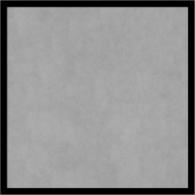 Amanti Art Black Framed Magnetic Board 21x21 Medium Vision Board for use with Magnets, 100% Metal Sheet to Display Items as Office Decor or for Home Organization in mudroom, Kitchen or Kids Room