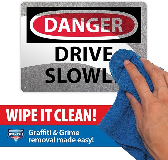 Custom OSHA Style Safety First Sign 24" x 36" Aluminum Sign, Customizable "Your Text Here", by AccuformNMC Made in USA