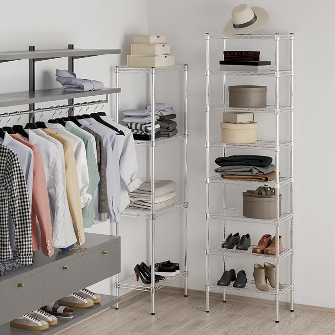 Regal Altair 14" Deep x 24" Wide x 86" Height Wire Shelving Kit | 8-Tier | NSF Commercial Storage Rack Unit