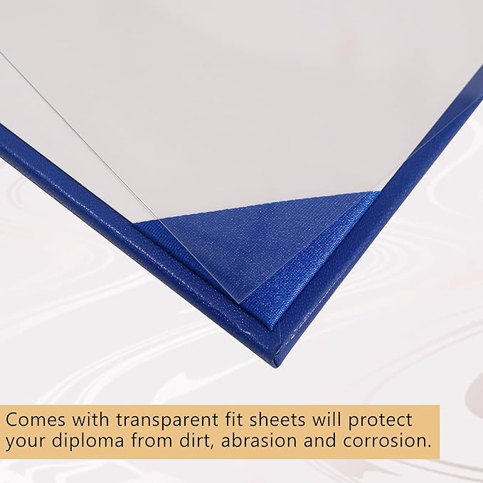 GraduationMall 11"x14" Smooth Padded Diploma Cover Certificate Holder Royal