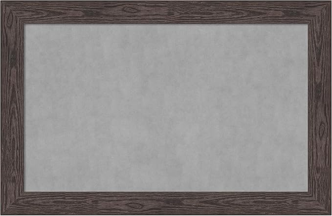 Amanti Art Black Framed Magnetic Board 30x46 Large Vision Board for use with Magnets, 100% Metal Sheet to Display Items as Office Decor or for Home Organization in mudroom, Kitchen or Kids Room